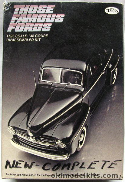 Testors 1/25 1948 Ford Coupe, 115 plastic model kit